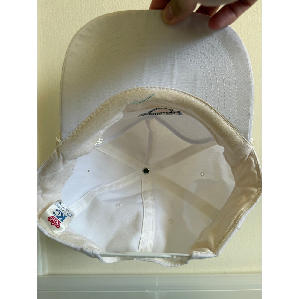 Corvette Embroidered Rope Snapback Hat White Men's One Size Fits All Race Car - Picture 5 of 8
